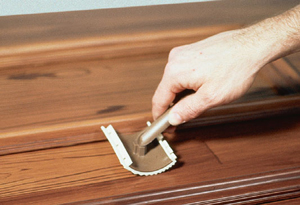 Apply second stain coat